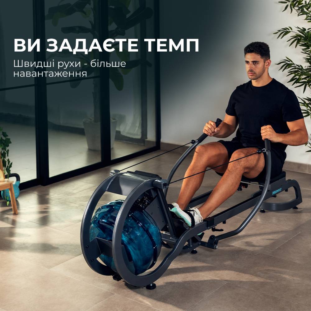 Гребной тренажер CECOTEC Drumfit Rower 20000 Neptuno (CCTC-07225) Питание тренажера 2 батарейки ААА