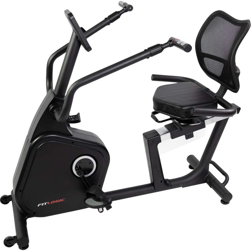 Велотренажер FITLOGIC B1902R Регулировки регулировка сиденья по горизонтали; электронная регулировка уровня нагрузки
