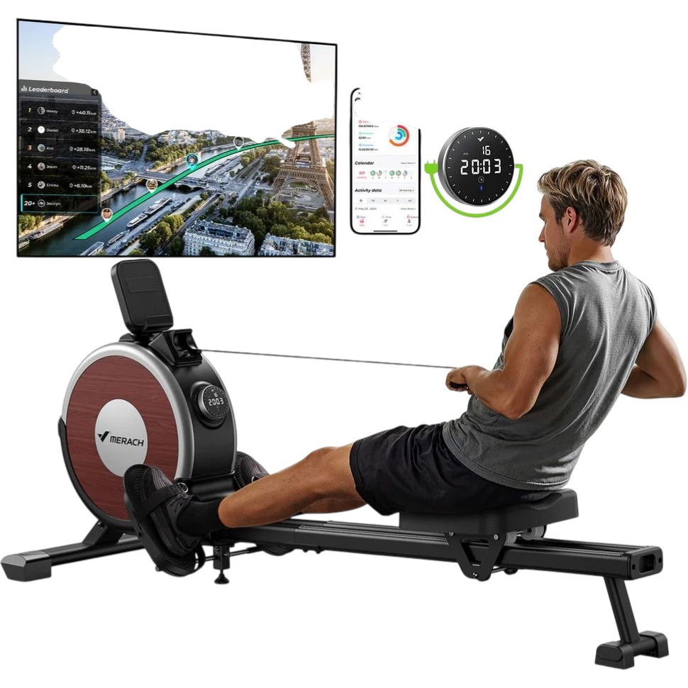 Гребной тренажер MERACH Q1S (1184773) Уровни нагрузки 16