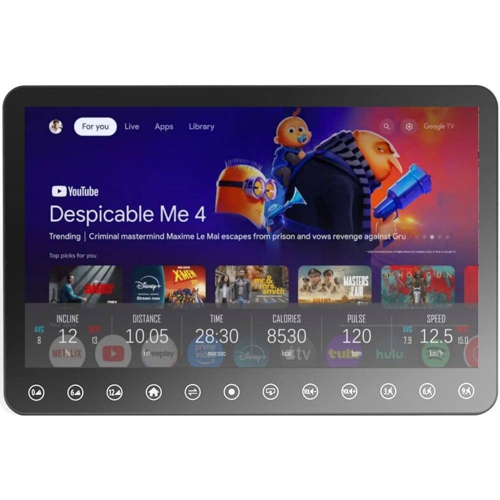 Беговая дорожка FitLogic T581A Mirror Габариты упаковки 215 x 96 x 37