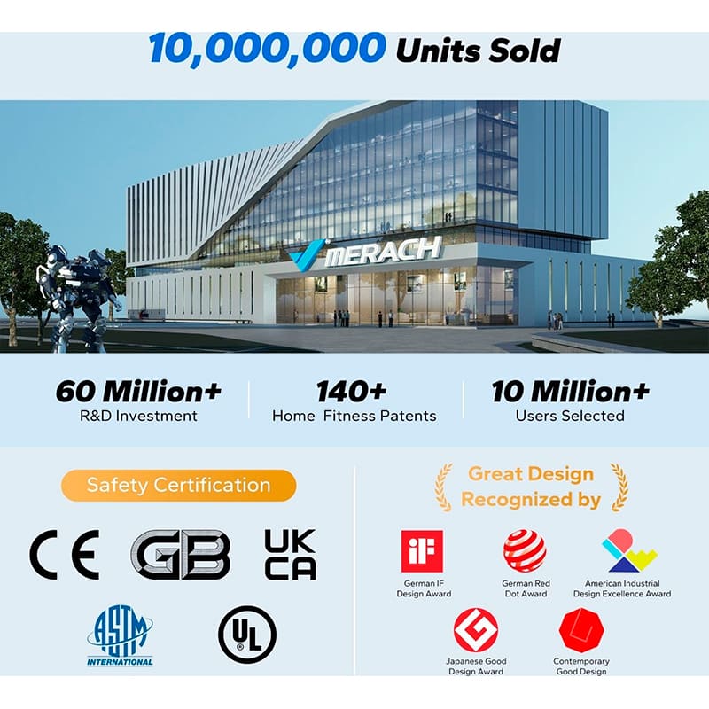 В Фокстрот Степпер MERACH MR-2438B2-UK Black