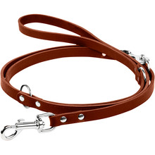 Поводок-перестежка для собак COLLAR  14 мм 183 см Brown (04546)