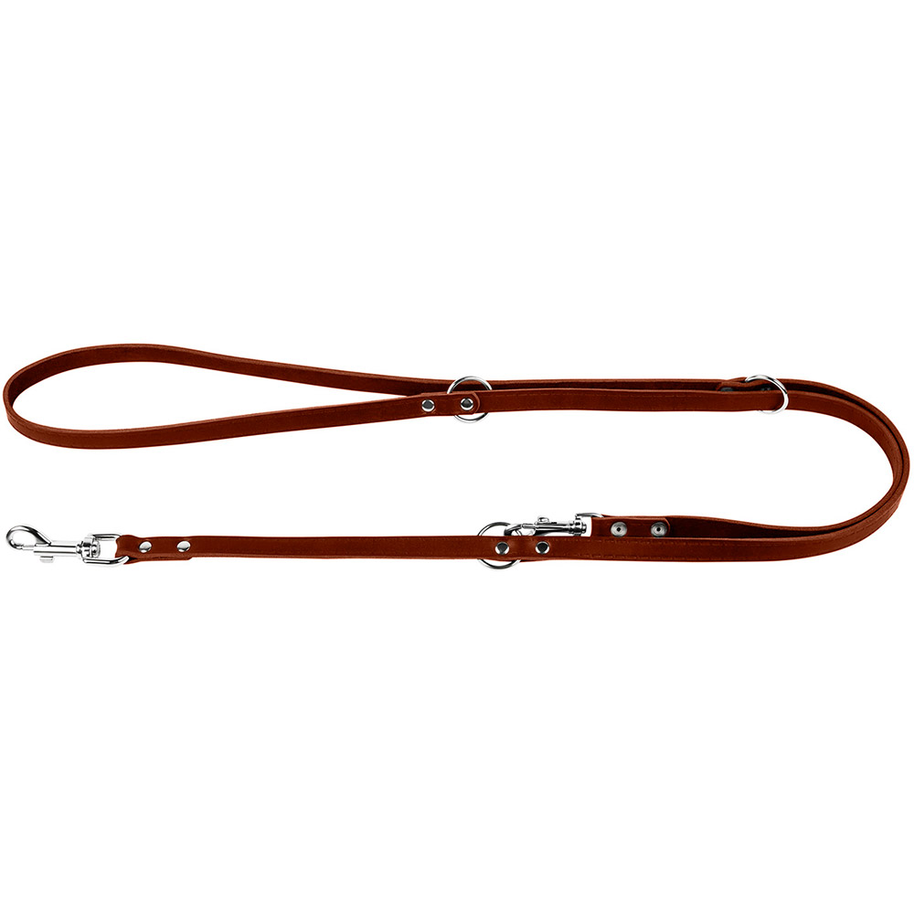 Поводок-перестежка для собак COLLAR  14 мм 183 см Brown (04546) Категория для собак