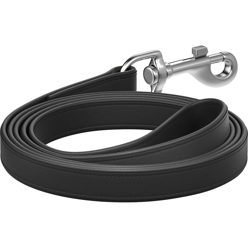 

Поводок для собак WAUDOG Design 18 мм 122 см Black (37931), Повідець шкір. Design, Ш 18 мм, Дов 122 см, чорний