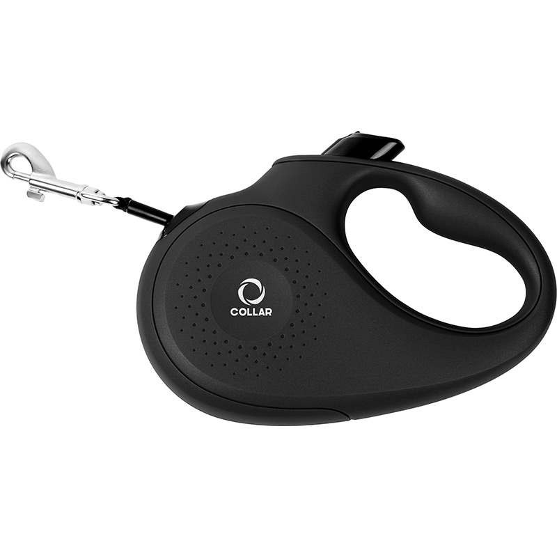 

Поводок-рулетка для собак COLLAR L 50 кг 5 м Black (81261), Повідець-рулетка L, 50 кг, 5 м, стрічка, чорний