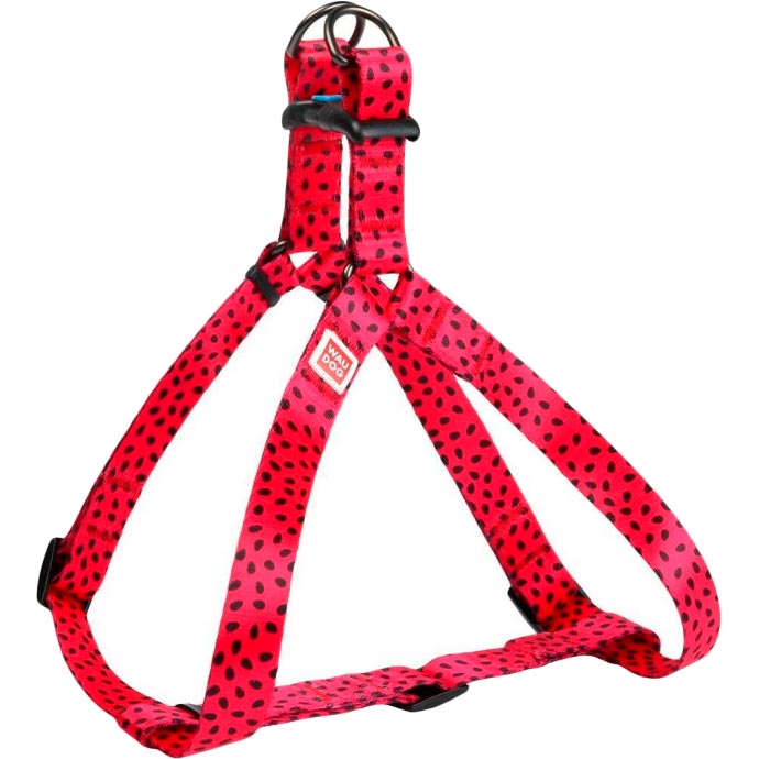 

Шлея WAUDOG Nylon "Арбуз" Ш 25 мм, Д 60-90 см (5051), Шлея Nylon з QR пасп., "Кавун", пласт. фастекс, Ш