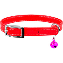 Нашийник для кішок WAUDOG GLAMOUR 9 мм 17-20 см Red (32753)