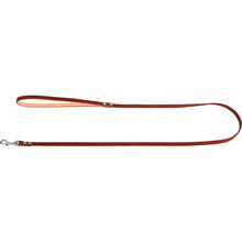 Поводок для собак COLLAR кожаный 122 см 10 мм Brown (04436)