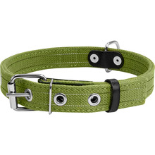 Нашийник COLLAR Брезент 35 мм 51-63 см Green (6138)