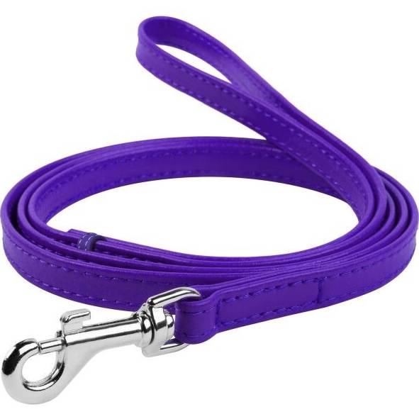 

Поводок WAUDOG Glamour 122 см 18 мм Purple (33739), Повідець шкір. Glamour, Ш 18 мм, Дов 122 см, фіоле