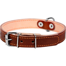 Ошейник для собак Collar двойной S 32-40 см 20 мм Brown (01416)