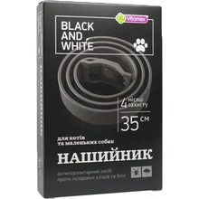 Нашийник від бліх та кліщів VITOMAX Black&White 35см Black (4820150201449)