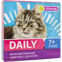 Мультивітамінний комплекс VITOMAX DAILY для котів 7+ років 100шт (4820150201654)