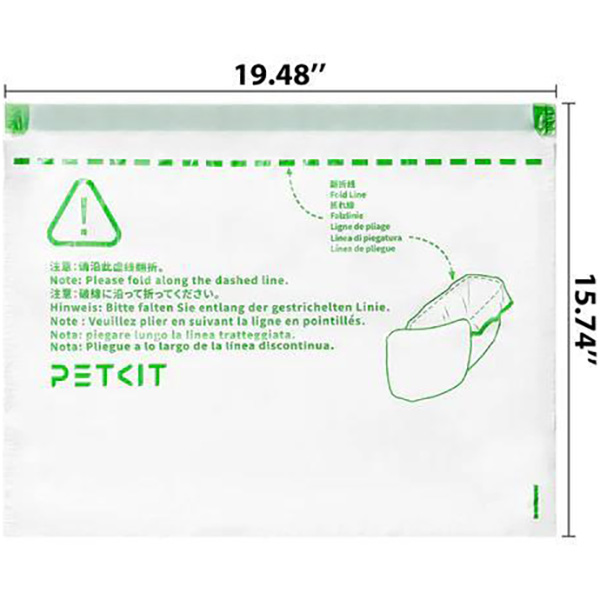 Змінні пакети PETKIT Trash Bags 5х20шт (P99042) Розміри 19х9.5