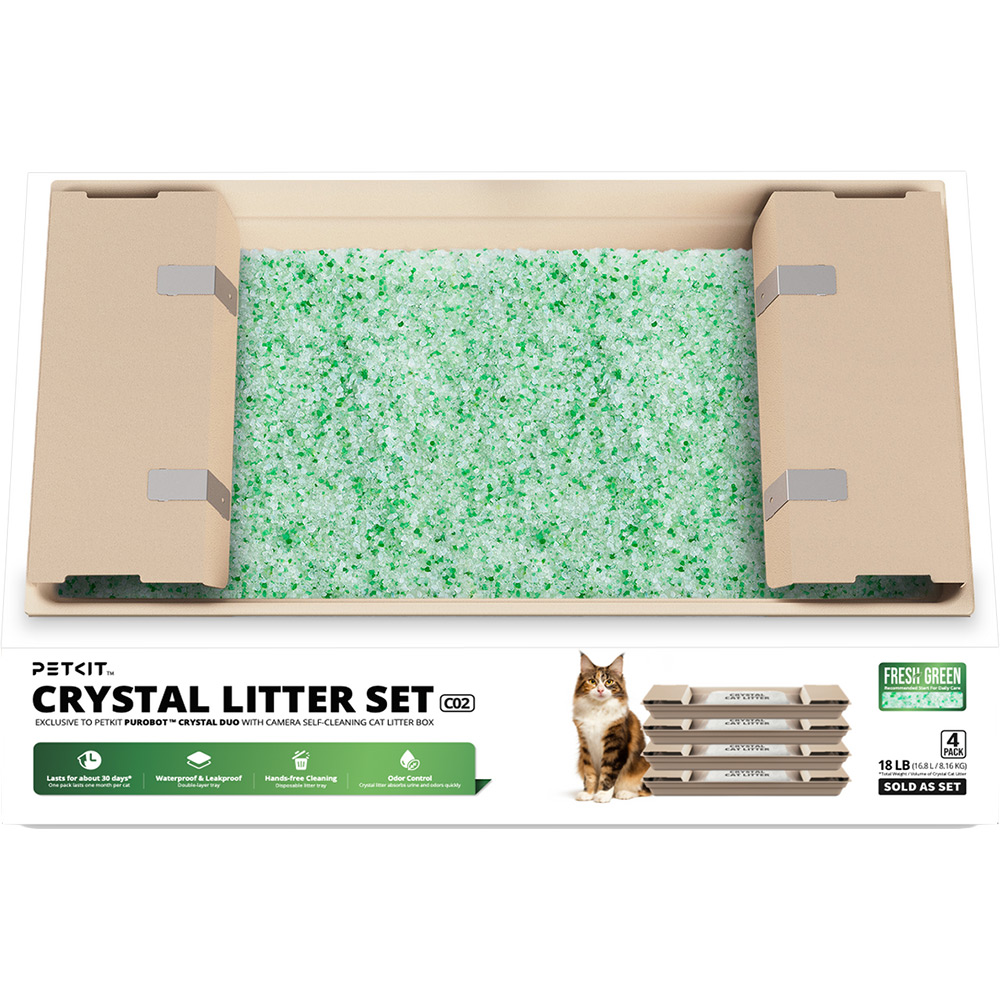 Наполнитель PETKIT для PUROBOT CRYSTAL DUO Fresh Green  4 шт (C02)