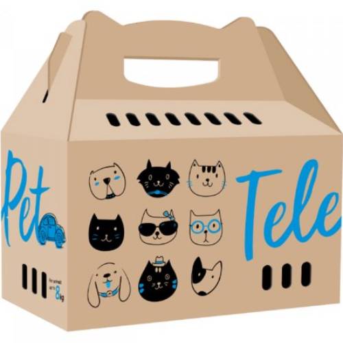 

Коробка-переноска TELEPET 45,5 х 22 х 43,5 см (9070), Коробка-переноска (455х220х435мм)