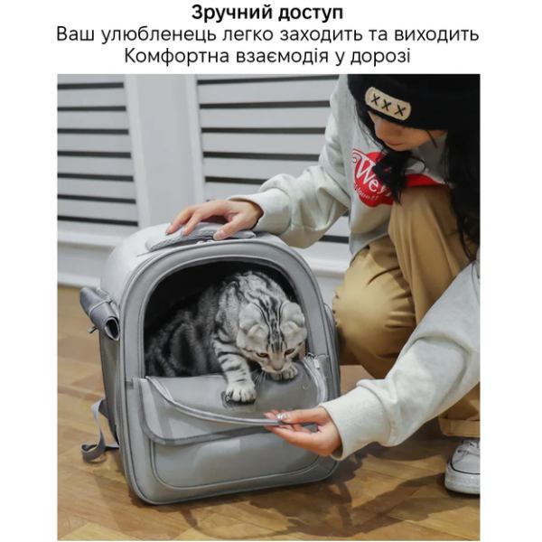 Зовнішній вигляд Рюкзак-перенесення INSPIRE Grey (inswindowgrey)
