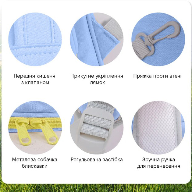 Рюкзак-переноска INSPIRE Blue (TMPB011-blue) Размеры  44 х 37 х 26