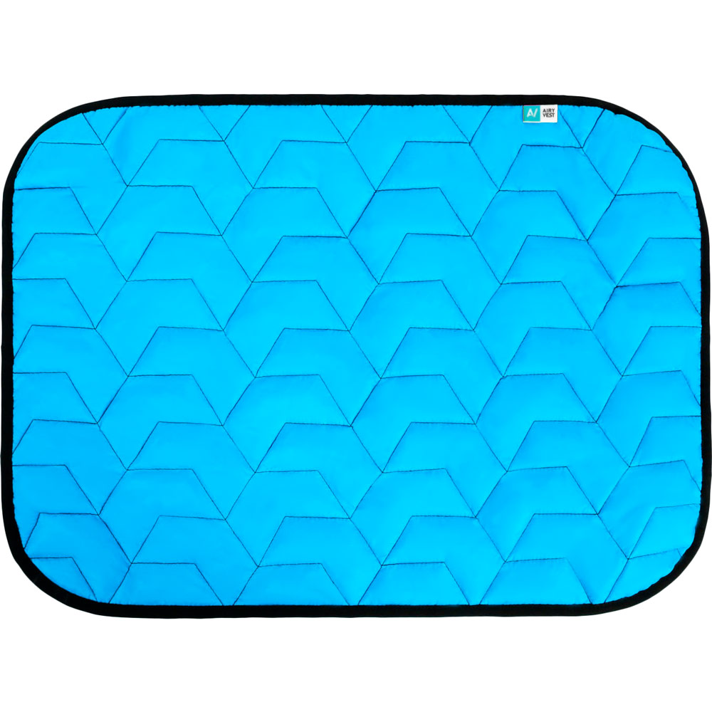 Підстилка для собак AiryVest L 100 x 70 см Blue/Black (0087)