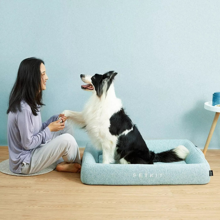 Лежак PETKIT Four Season Sleep Bed-М (P7110-M) Вид спального места лежак с бортиками