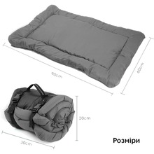 Лежак INSPIRE TMPM001 90 х 60 см Grey