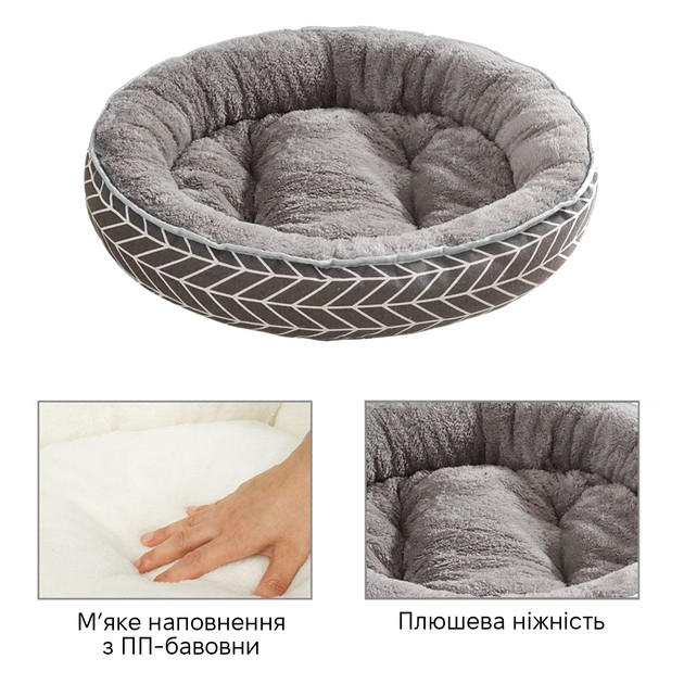 Лежанка для собак и кошек INSPIRE TMPB002-M-06 Вид спального места лежак