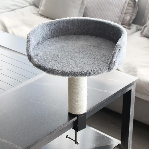 Лежанка Me&Pet із кріпленням для столу Grey (NMP40) Категорія для кішок