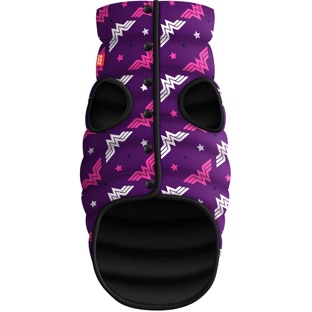 

Куртка для собак WAUDOG Чудо-женщина L65 Violet (0965-4008), Курточка "Диво-жінка фіолет", L65