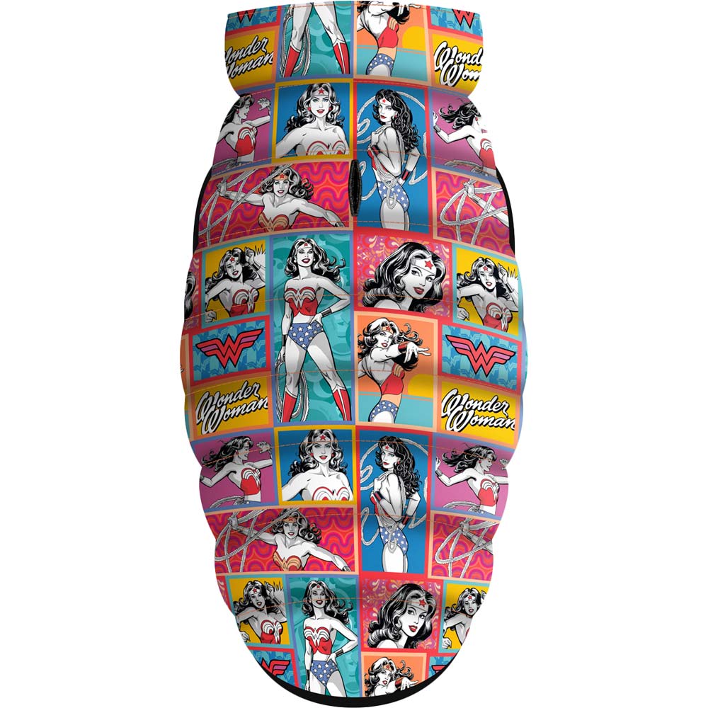 

Куртка для собак WAUDOG Clothes Чудо-женщина комикс S 30 Multicolor (0931-4009), Курточка "Диво-жінка комікс", S30