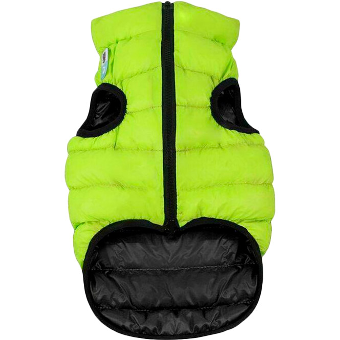 

Куртка для собак AIRYVEST двусторонняя М 45 Green/Black (1684), Курточка двостороння, М 45, cалатово-чорна