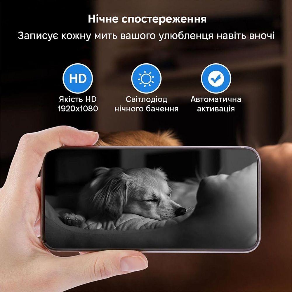 Зовнішній вигляд Wi-Fi камера PAPIFEED PF036 (PF036-1)