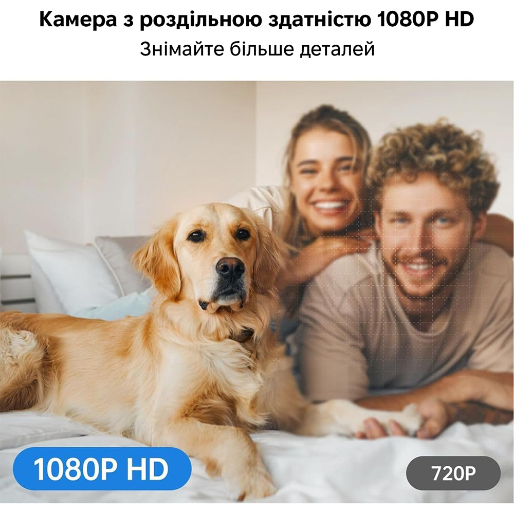 Wi-Fi камера PAPIFEED PF036 (PF036-1) Особливості зі звуком