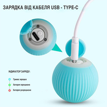 Интерактавная игрушка UFT Умный мячик Blue (UFTCatToy1Blue)