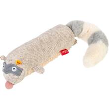 Игрушка для собак GIGWI Plush Енот с пищалкой 17 см (75310)