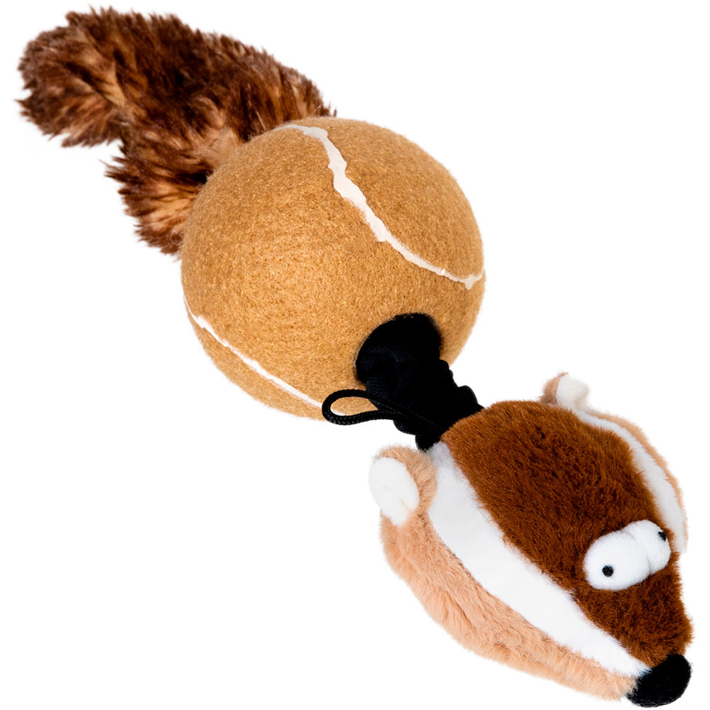 

Игрушка для собак GiGwi Catch&fetch Барсук с пищалками 32 см (75075), Іграшка Борсук з 2-ма пищ. Catch & fetch, шту
