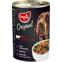 Вологий корм для собак CARNIE ORIGINAL Mono Protein Яловичина з овочами 400г (4820255193489)