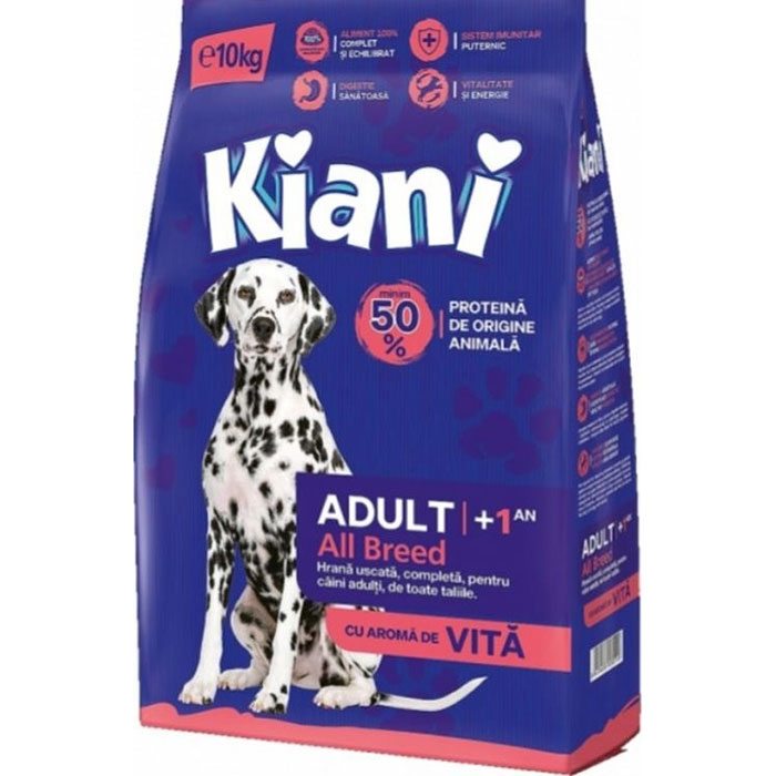 Сухий корм для собак Kiani Dog Petfood зі смаком яловичини 10кг (5941608000212)