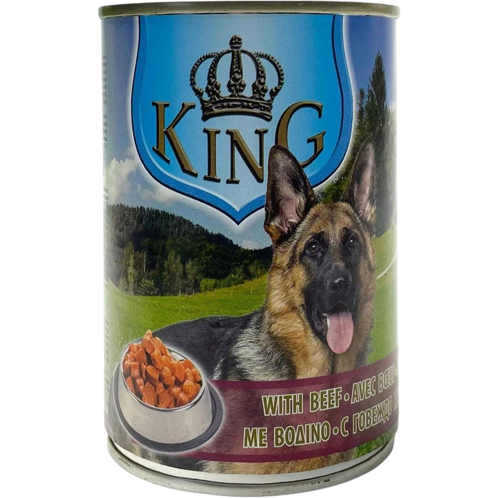 Консерва для собак KING DOG яловичина 415 г (5999563942108)