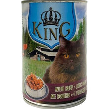 Консерва для котів KING CAT яловичина 415 г(5999563942092)