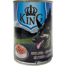 Консерва для собак KING DOG печінка 415 г (5999563942948)