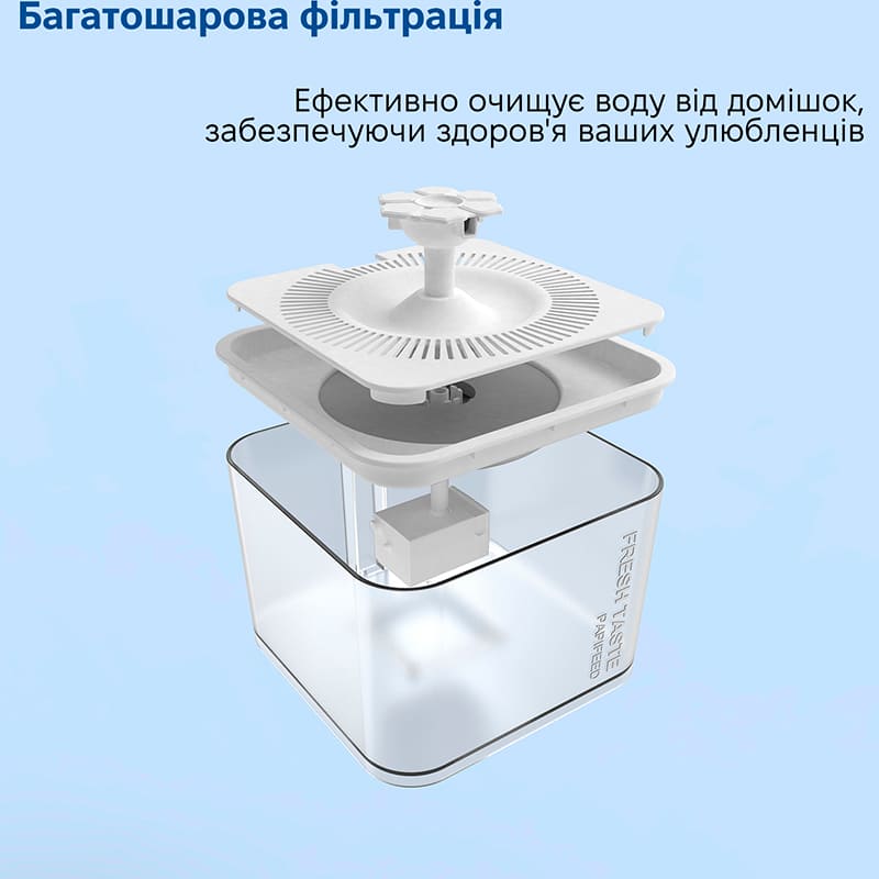 Поїлка для тварин PAPIFEED PF013 2.5 л Матеріал пластик
