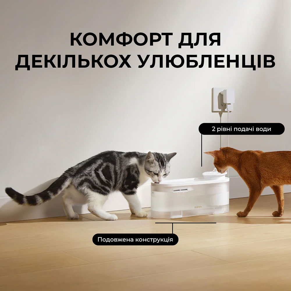Замовити Поїлка для тварин MOVA Pet Grooming WF10 Pro (PWB20A)