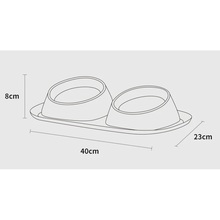 Миска подвійна для тварин LAPKA (LPK-25)