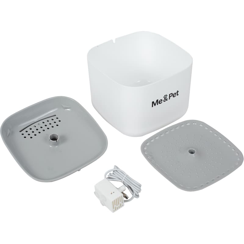 Питний фонтан ME&PET 3 л White (NMP070) Матеріал пластик