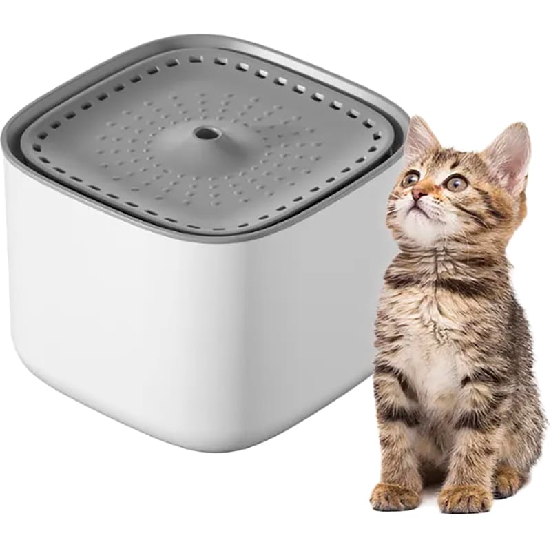 Питний фонтан ME&PET 3 л White (NMP070) Особливості Безшумна робота; Потрійна фільтрація; Розбірна конструкція