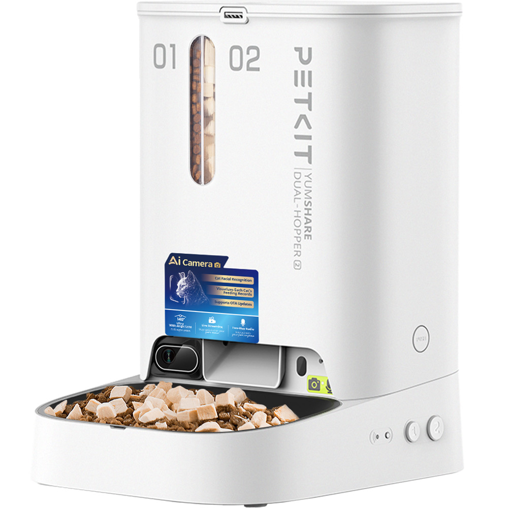 Смарт-кормушка PETKIT YUMSHARE DUAL-HOPPER 2 with Cam (P592)