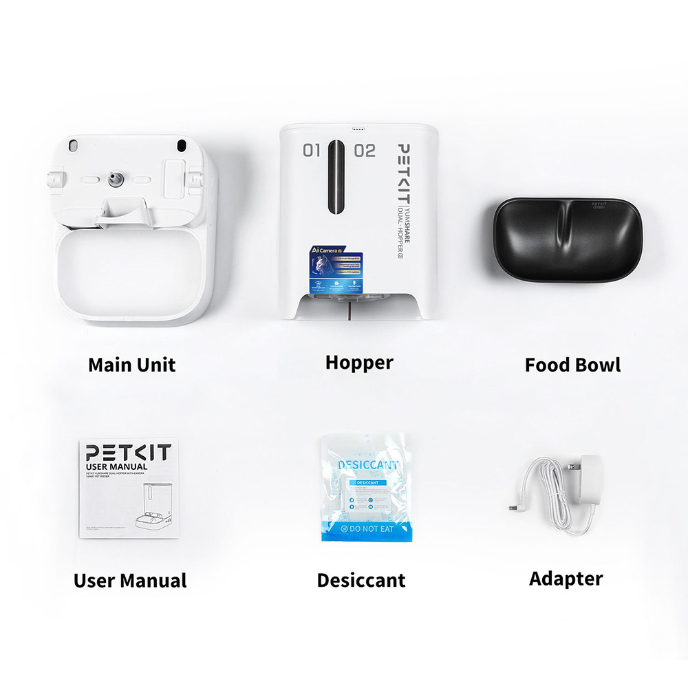 Изображение Смарт-кормушка PETKIT YUMSHARE DUAL-HOPPER 2 with Cam (P592)