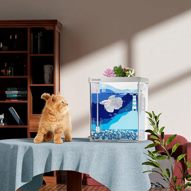 Фото Умный аквариум ERAARK Smart Fish Tank MINI 5 л (4106)