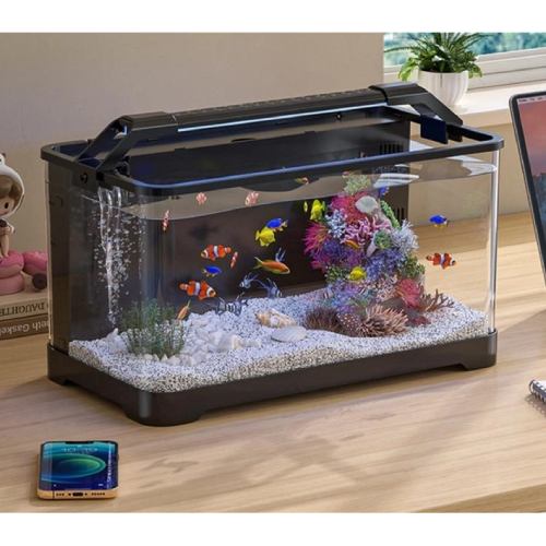 Акваріум Xiaomi QUANGELazy Fish Black (Ф33482) Форма пряма