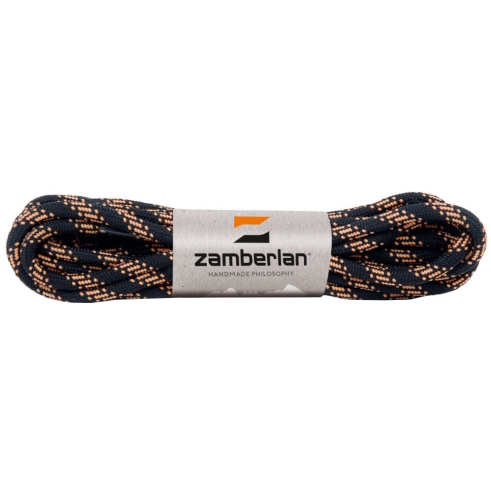 Шнурки ZAMBERLAN Round Laces 205 см 333 Black/Orange (006.1685)